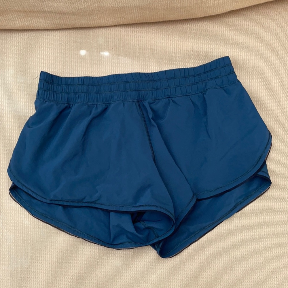 Lululemon athletic shorts - dark green/blue size 6
